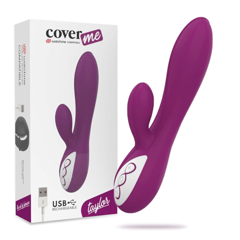 COVERME - VIBRATORE TAYLOR COMPATIBILE CON LA TECNOLOGIA WIRELESS WATCHME - COVERME | Lingerie Harness Boutique
