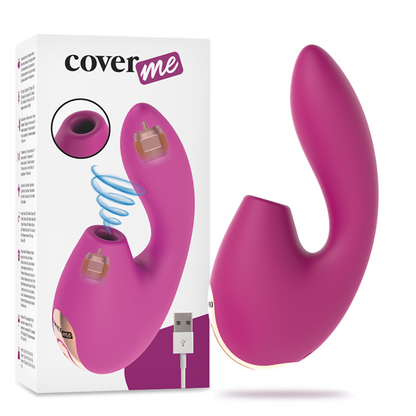 COVERME - ASPIRAZIONE CLITORALE E POTENTE VIBRATORE G-SPOT RUSH - COVERME | Lingerie Harness Boutique