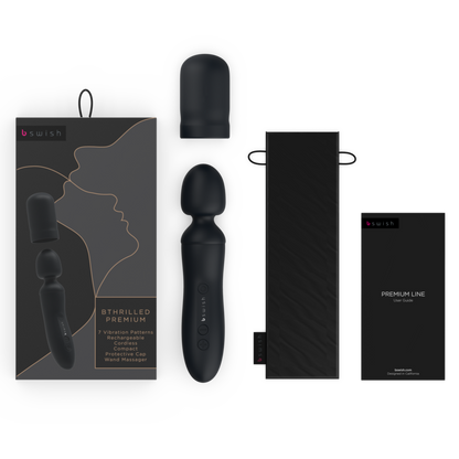 B SWISH - BACCHETTA VIBRATORE BTHRILLED PREMIUM NERA - B SWISH | Lingerie Harness Boutique