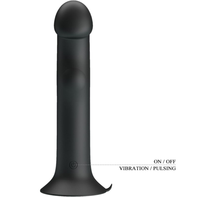PRETTY LOVE - VIBRATORE E SUCCHIATORE CLITORIDEO MURRAY BLACK - PRETTY LOVE FLIRTATION | Lingerie Harness Boutique