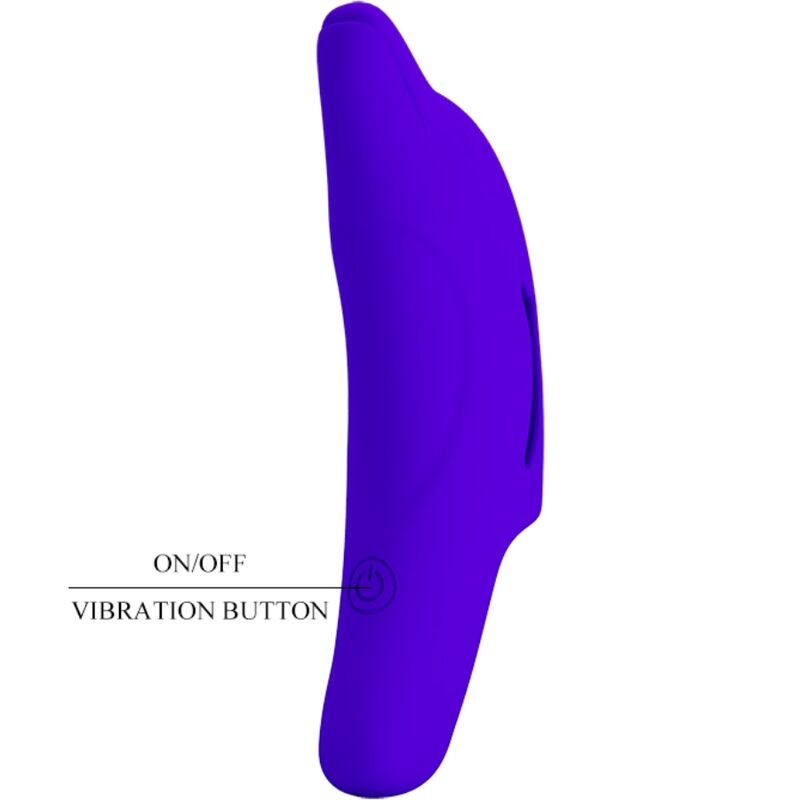 PRETTY LOVE - POTENTE STIMOLATORE DELLE DITA DELPHINI BLU SCURO - PRETTY LOVE | Lingerie Harness Boutique