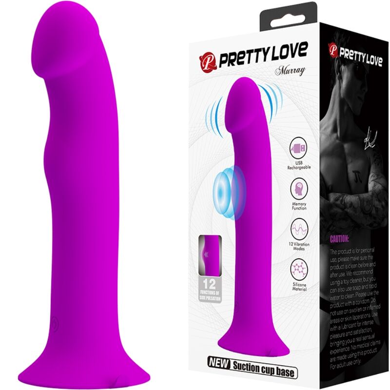 PRETTY LOVE - VIBRATORE MURRAY E STIMOLATORE DEL PUNTO G VIOLA - PRETTY LOVE FLIRTATION | Lingerie Harness Boutique