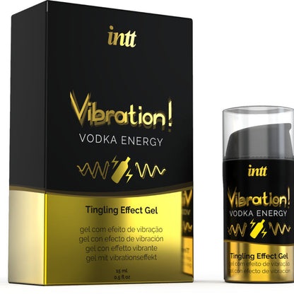 INTT - POTENTE GEL LIQUIDO VIBRANTE STIMOLANTE INTIMO VODKA 15ML - INTT UNISEX AROUSAL GEL | Lingerie Harness Boutique