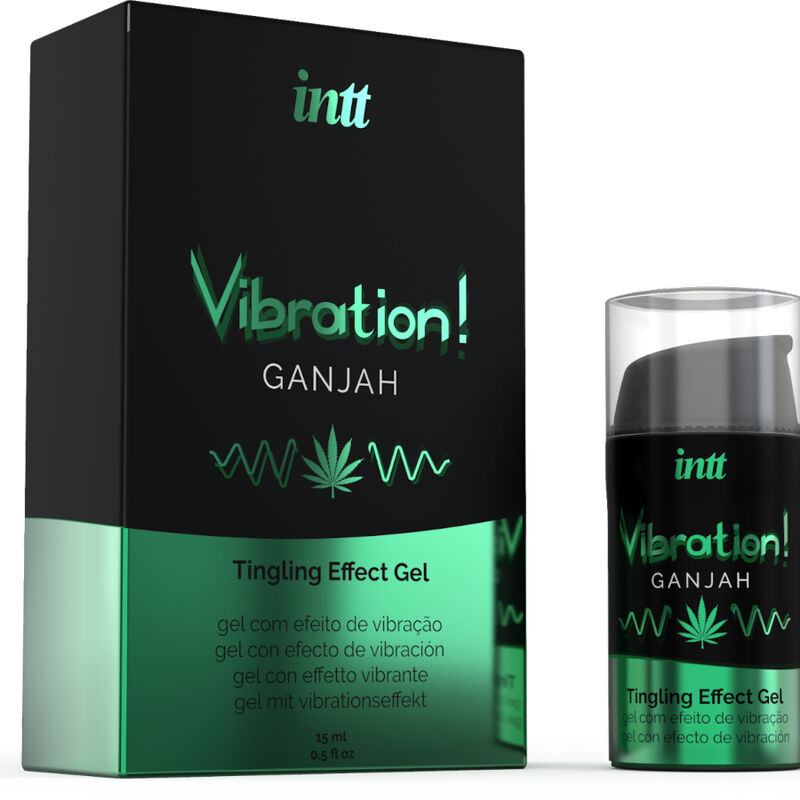 INTT - POTENTE GEL LIQUIDO VIBRANTE STIMOLANTE INTIMO CANNABIS 15ML - INTT UNISEX AROUSAL GEL | Lingerie Harness Boutique