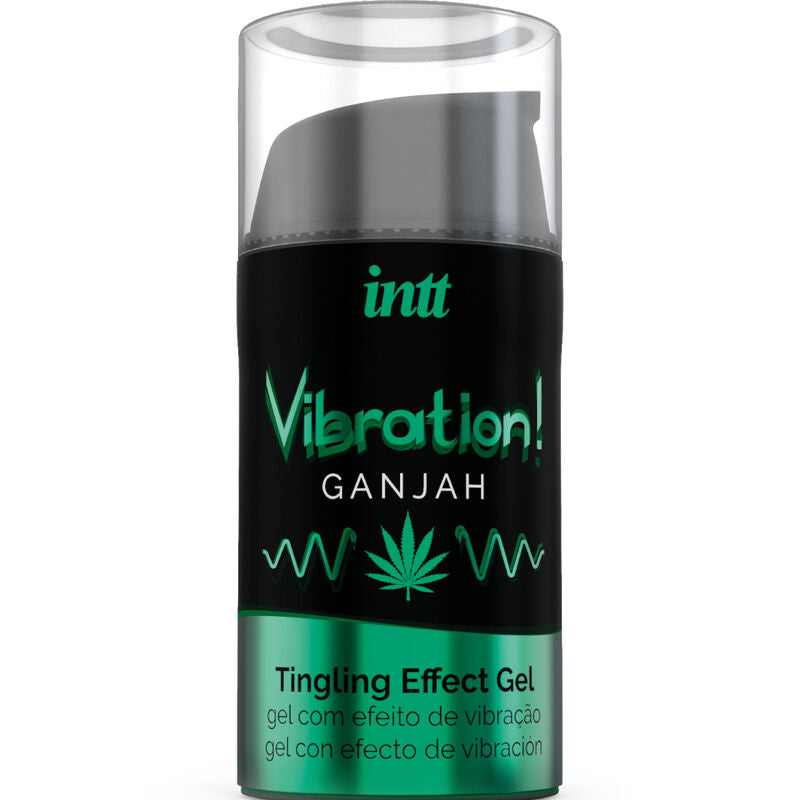 INTT - POTENTE GEL LIQUIDO VIBRANTE STIMOLANTE INTIMO CANNABIS 15ML - INTT UNISEX AROUSAL GEL | Lingerie Harness Boutique