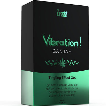 INTT - POTENTE GEL LIQUIDO VIBRANTE STIMOLANTE INTIMO CANNABIS 15ML - INTT UNISEX AROUSAL GEL | Lingerie Harness Boutique