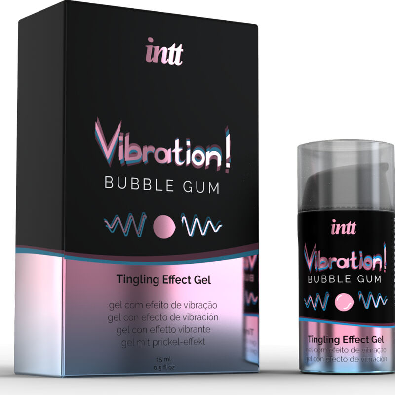 INTT - POTENTE STIMOLANTE INTIMO LIQUIDO VIBRANTE GUM GUM 15ML - INTT UNISEX AROUSAL GEL | Lingerie Harness Boutique