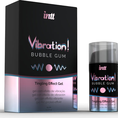 INTT - POTENTE STIMOLANTE INTIMO LIQUIDO VIBRANTE GUM GUM 15ML - INTT UNISEX AROUSAL GEL | Lingerie Harness Boutique