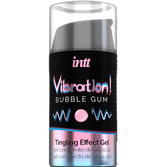 INTT - POTENTE STIMOLANTE INTIMO LIQUIDO VIBRANTE GUM GUM 15ML - INTT UNISEX AROUSAL GEL | Lingerie Harness Boutique
