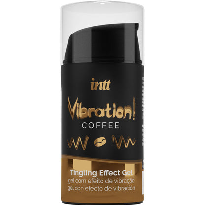 INTT - POTENTE GEL LIQUIDO VIBRANTE STIMOLANTE INTIMO CAFFÈ 15ML - INTT UNISEX AROUSAL GEL | Lingerie Harness Boutique