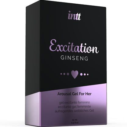 INTT LUBRICANTS - STIMULATING AND EXCITING GEL ACTIVATOR OF INTIMATE HEAT SEXUAL DESIRE