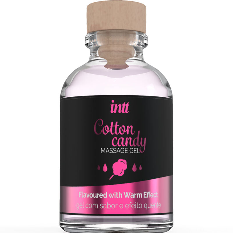 INTT MASSAGE & ORAL SEX - GEL DA MASSAGGIO AL GUSTO DI CANDY COTONE CON EFFETTO RISCALDANTE - INTT MASSAGE & ORAL SEX | Lingerie Harness Boutique