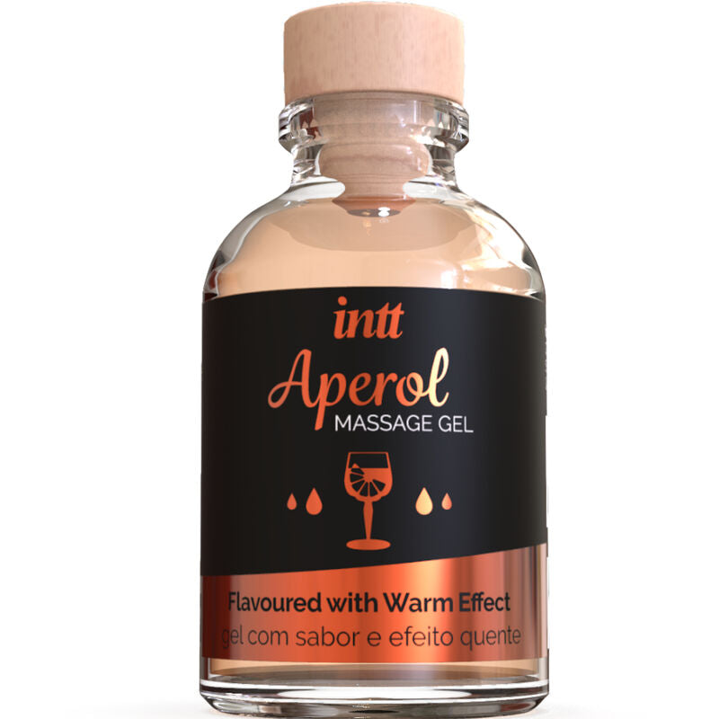 INTT MASSAGE & ORAL SEX - GEL DA MASSAGGIO APEROL EFFETTO CALORE INTENSO - INTT MASSAGE & ORAL SEX | Lingerie Harness Boutique