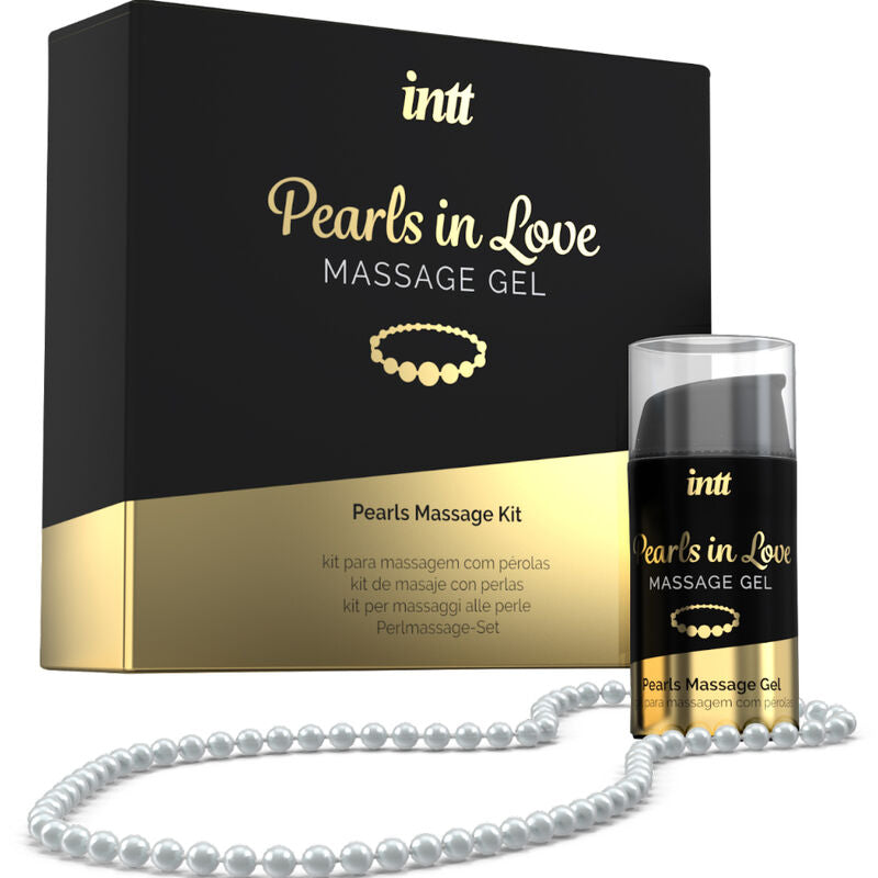 INTT MASSAGE & ORAL SEX - PERLE INNAMORATE CON COLLANA DI PERLE E GEL DI SILICONE - INTT MASSAGE & ORAL SEX | Lingerie Harness Boutique
