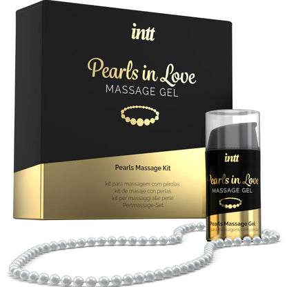 INTT MASSAGE & ORAL SEX - PERLE INNAMORATE CON COLLANA DI PERLE E GEL DI SILICONE - INTT MASSAGE & ORAL SEX | Lingerie Harness Boutique