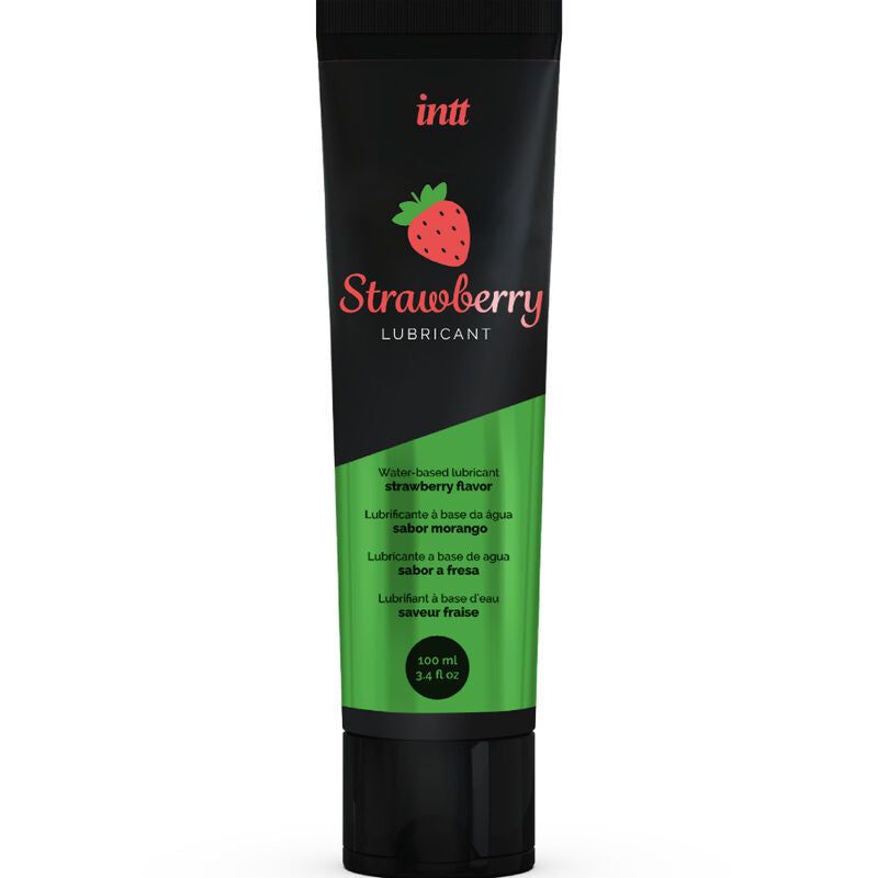 INTT LUBRICANTS - LUBRIFICANTE INTIMO A BASE ACQUOSA GUSTO FRAGOLA - INTT LUBRICANTS | Lingerie Harness Boutique