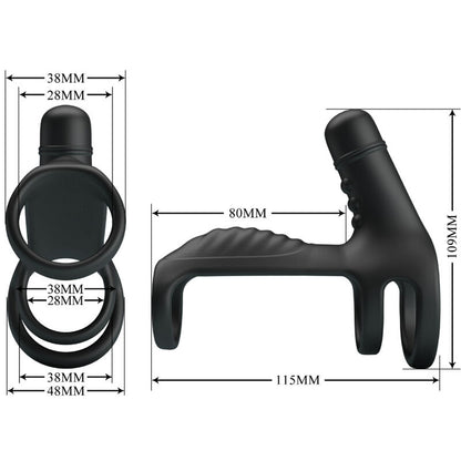 PRETTY LOVE - MANICA DI ESTENSIONE ELASTICA IN SILICONE MORBIDO - PRETTY LOVE MALE | Lingerie Harness Boutique