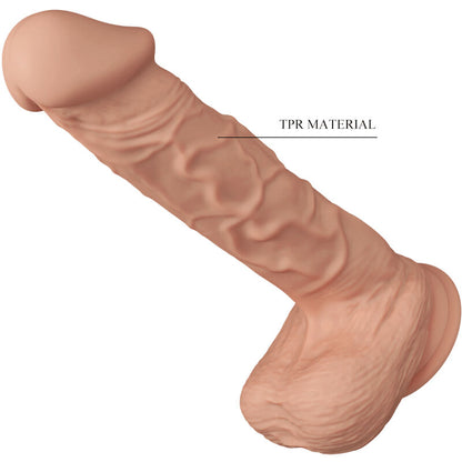 BAILE - BEAUTIFUL MEETING BERGRISI DILDO FLEXIBLE REALISTIC 26 CM NATURAL