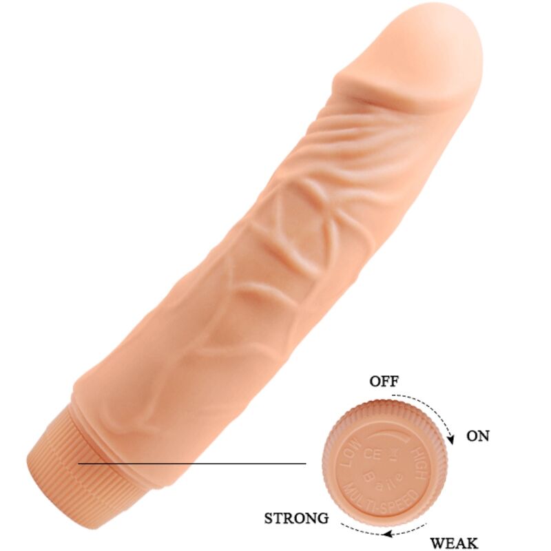 BAILE - VIBRATORE REALISTICO BARBARA 20 CM - BAILE VIBRATORS | Lingerie Harness Boutique