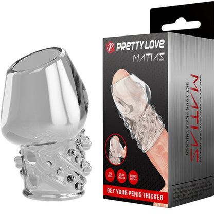 PRETTY LOVE - MATIAS SPESSORE PER PENE TRASPARENTE - PRETTY LOVE MALE | Lingerie Harness Boutique