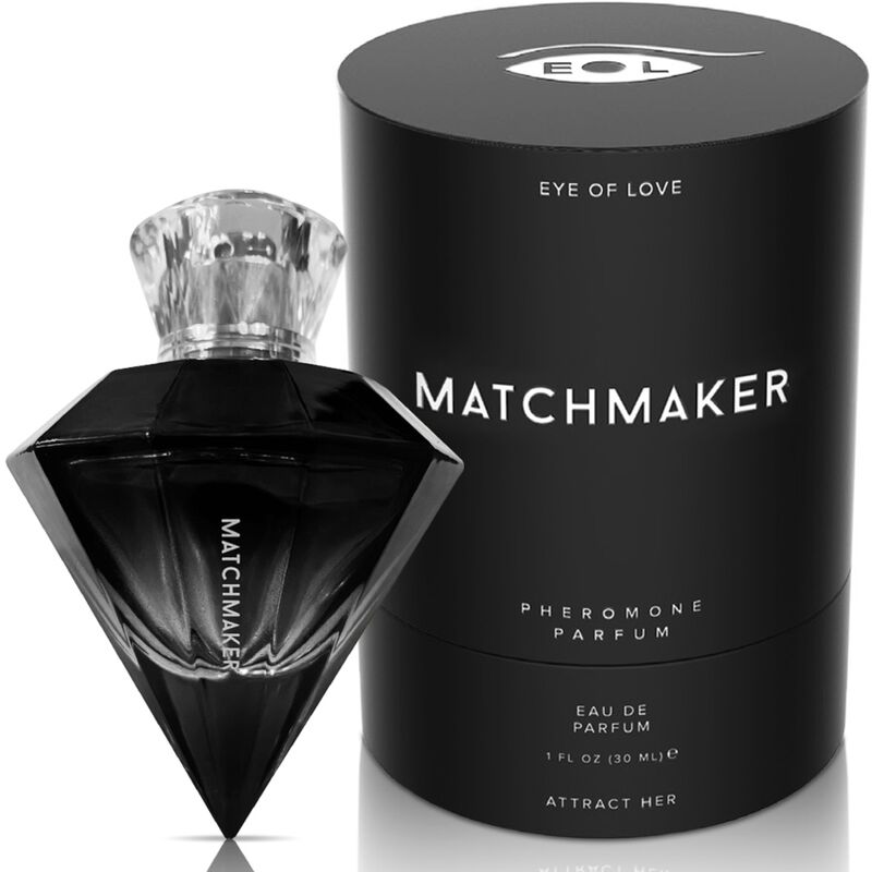 EYE OF LOVE - MATCHMAKER BLACK DIAMOND PROFUMO AI FEROMONI ATTRACT HER 30 ML - EYE OF LOVE | Lingerie Harness Boutique