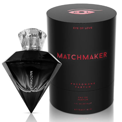 EYE OF LOVE - MATCHMAKER BLACK DIAMOND LGBTQ PROFUMO AI FEROMONI PER LUI 30 ML - EYE OF LOVE | Lingerie Harness Boutique