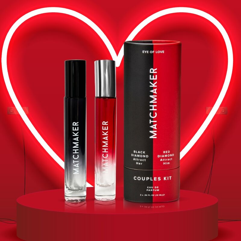EYE OF LOVE - MATCHMAKER PHEROMONE 2PC SET COPPIE KIT ATTRATTI LEI E LUI 20 ML - EYE OF LOVE | Lingerie Harness Boutique