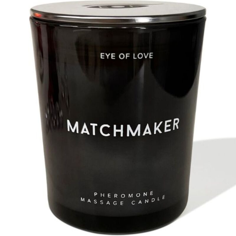 EYE OF LOVE - CANDELA DA MASSAGGIO CON DIAMANTE NERO MATCHMAKER ATTRACT HER 150 ML - EYE OF LOVE | Lingerie Harness Boutique