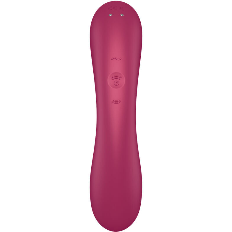 SATISFYER - CURVE TRINITY 1 AIR PULSE VIBRAZIONE GRIGIO - SATISFYER AIR PULSE | Lingerie Harness Boutique