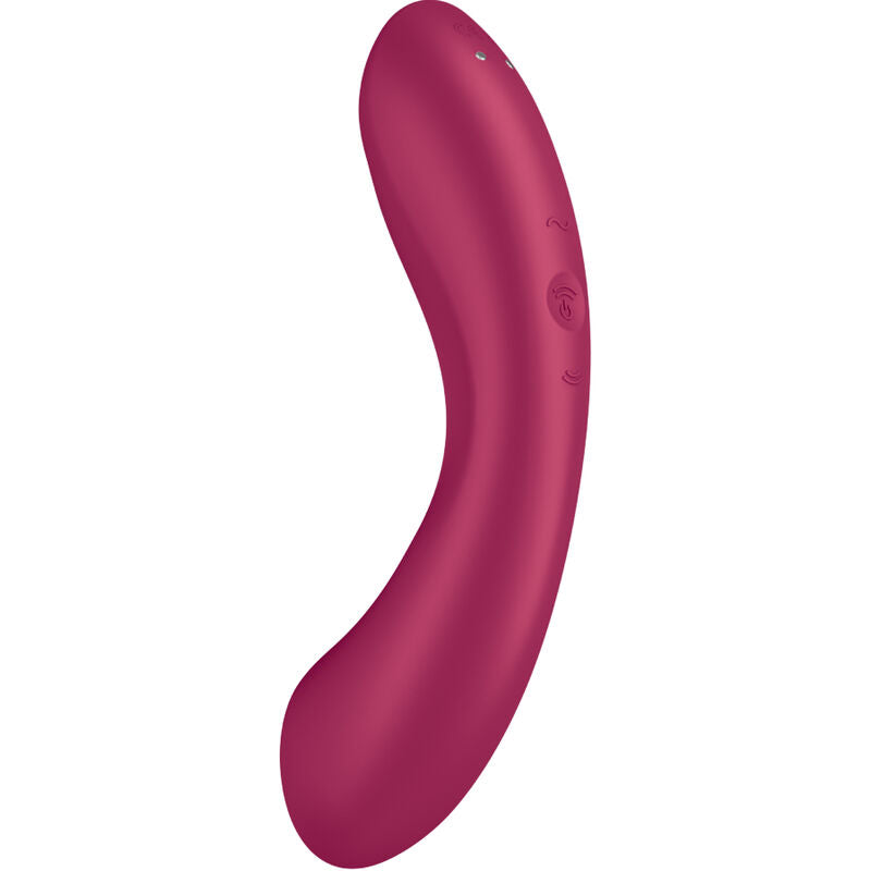 SATISFYER - CURVE TRINITY 1 AIR PULSE VIBRAZIONE GRIGIO - SATISFYER AIR PULSE | Lingerie Harness Boutique