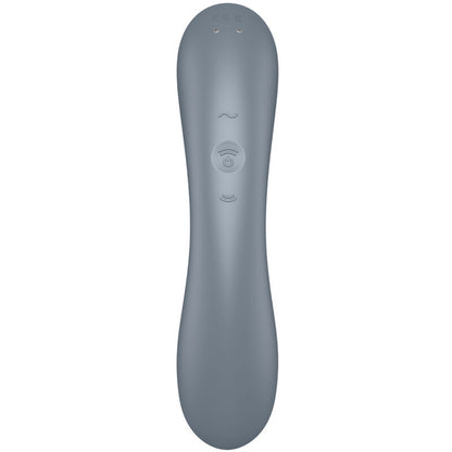 SATISFYER - CURVE TRINITY 1 AIR PULSE VIBRAZIONE GRIGIO - SATISFYER AIR PULSE | Lingerie Harness Boutique