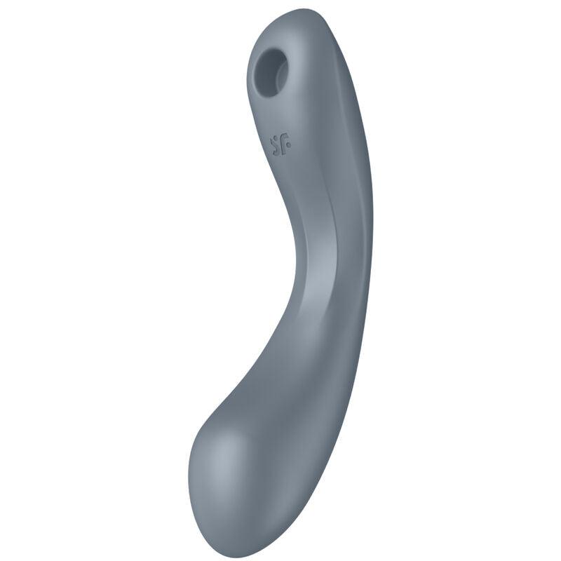 SATISFYER - CURVE TRINITY 1 AIR PULSE VIBRAZIONE GRIGIO - SATISFYER AIR PULSE | Lingerie Harness Boutique