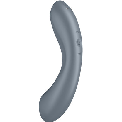 SATISFYER - CURVE TRINITY 1 AIR PULSE VIBRAZIONE GRIGIO - SATISFYER AIR PULSE | Lingerie Harness Boutique