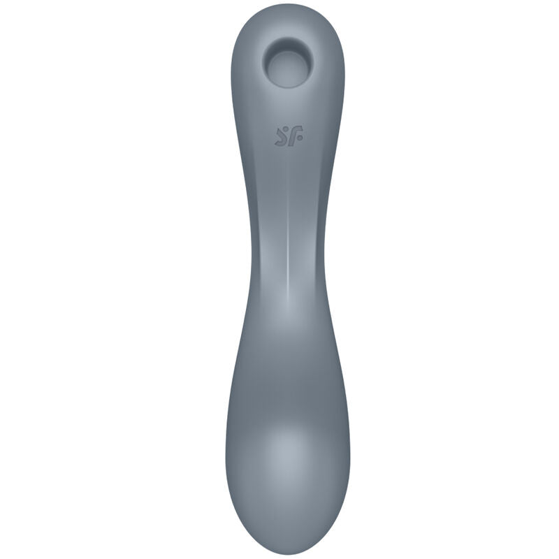 SATISFYER - CURVE TRINITY 1 AIR PULSE VIBRAZIONE GRIGIO - SATISFYER AIR PULSE | Lingerie Harness Boutique