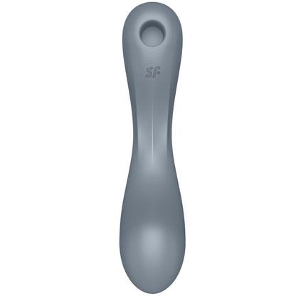 SATISFYER - CURVE TRINITY 1 AIR PULSE VIBRAZIONE GRIGIO - SATISFYER AIR PULSE | Lingerie Harness Boutique