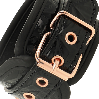 COQUETTE CHIC DESIRE - MANETTE EDIZIONE NERA CON FODERA IN NEOPRENE - COQUETTE FANTASY | Lingerie Harness Boutique