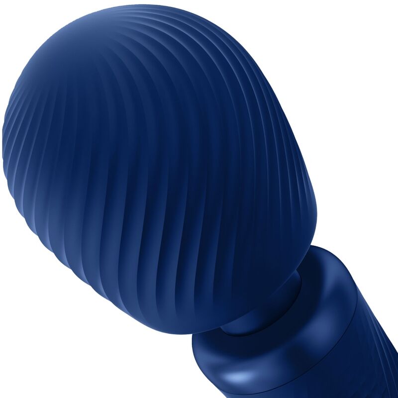 FUN FACTORY - BACCHETTA RUMBLE PESATA VIBRANTE RICARICABILE IN SILICONE VIM BLU NOTTE