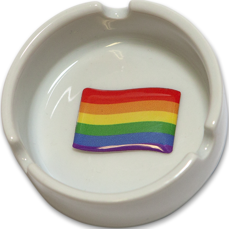 PRIDE - ROUND CANDLESTICK LGBT FLAG 8 mm