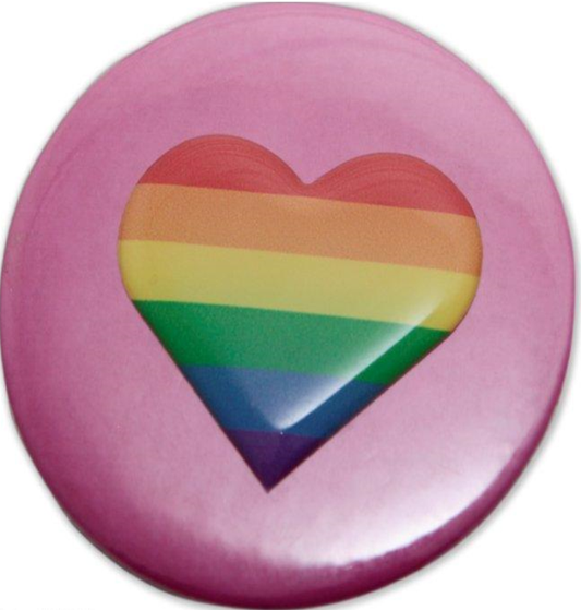 PRIDE - GIRLS WITH PRIDE BADGE