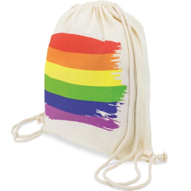 PRIDE - ZAINO CON BANDIERA LGBT IN COTONE - PRIDE | Lingerie Harness Boutique