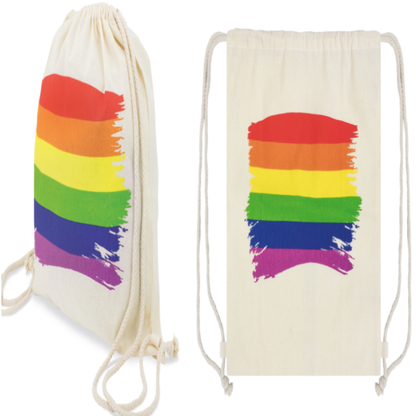 PRIDE - LGBT FLAG COTTON BACKPACK