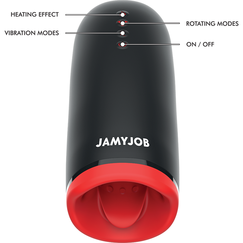JAMYJOB - MASTURBATORE RISCALDANTE E ROTANTE SPIN-X - JAMYJOB | Lingerie Harness Boutique
