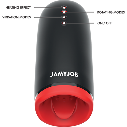 JAMYJOB - MASTURBATORE RISCALDANTE E ROTANTE SPIN-X - JAMYJOB | Lingerie Harness Boutique