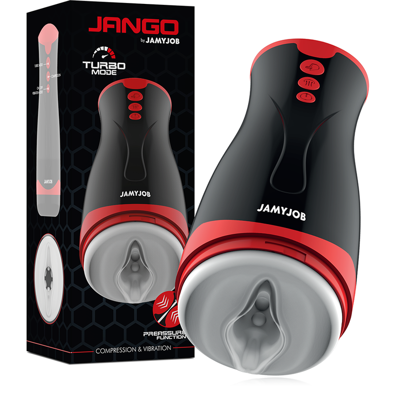 JAMYJOB - MASTURBATORE A COMPRESSIONE E VIBRAZIONE JANGO - JAMYJOB | Lingerie Harness Boutique