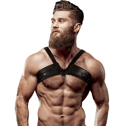 FETISH SUBMISSIVE ATTITUDE - BRIGADE FAUX LEATHER HARNESS FOR MEN