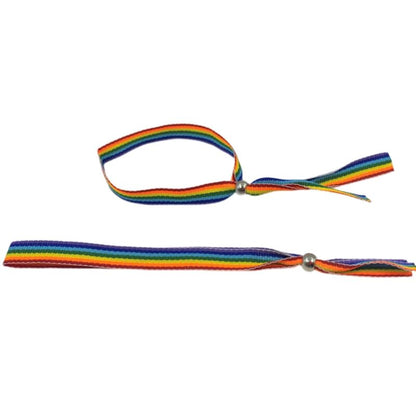 PRIDE - PULSERA BOLITA PLATEADA BANDERA LGBT - PRIDE | Lingerie Harness Boutique