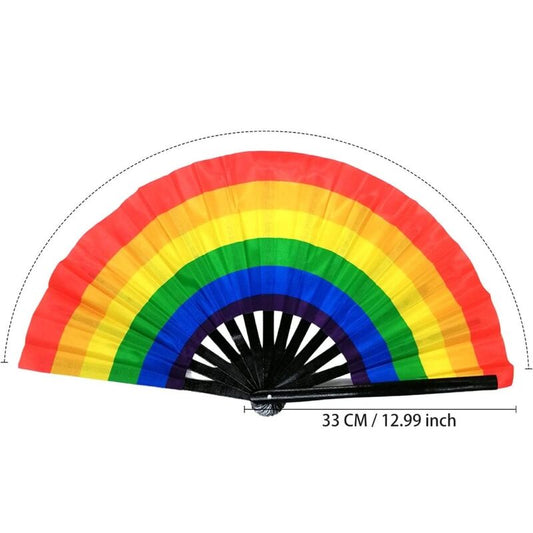 PRIDE - LARGE HAND MADE LGTB FAN