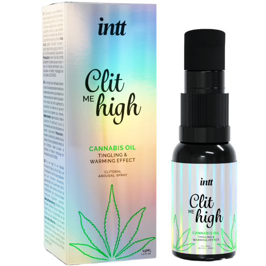 INTT RELEASES - CLIT ME HIGH CANNABIS OIL 15 ML - INTT RELEASES | Lingerie Harness Boutique