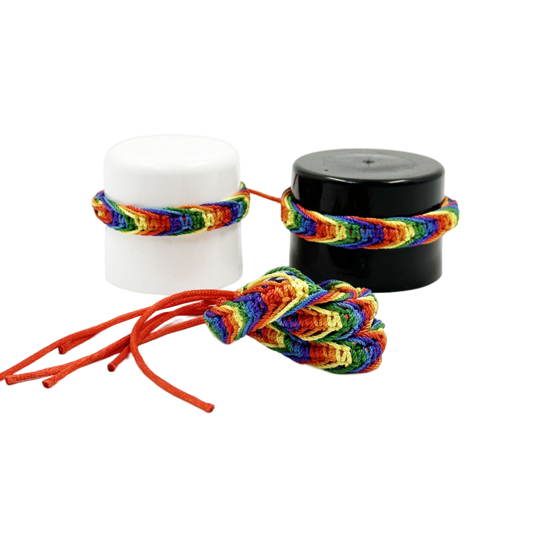 PRIDE - LGBT FLAG BRAIDED BRACELET