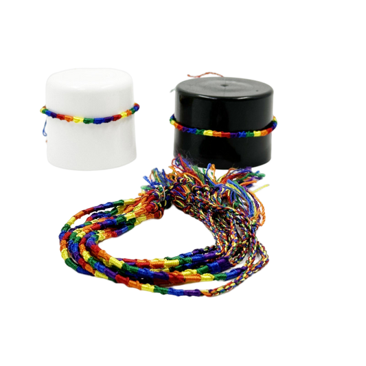 PRIDE - LGTB FLAG BRACELET WITH FINE THREAD